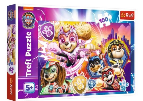 Puzzle 100el. Poznaj Mighty Pups Trefl 16460 Puzzle 100el. Poznaj Mighty Pups Trefl 16460
