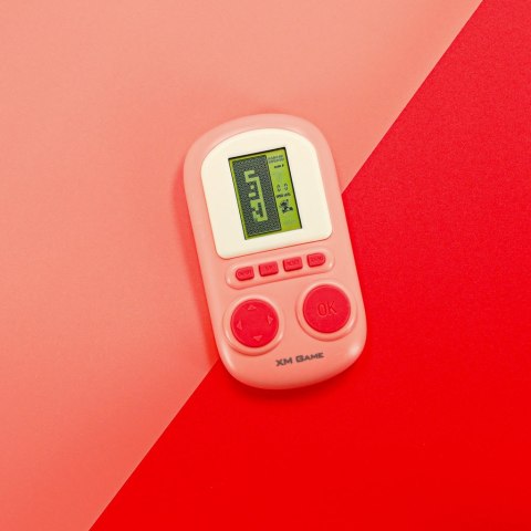 Gra elektroniczna zręcznościowa konsola przenośna różowy Gra elektroniczna zręcznościowa konsola przenośna różowy