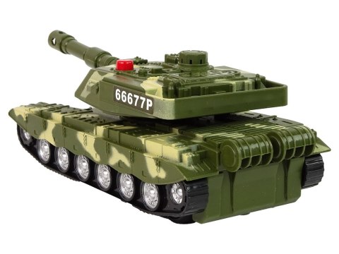 Czołg Militarny Napęd Frykcyjny Dźwięk Światła LEAN Toys Czołg Militarny Napęd Frykcyjny Dźwięk Światła LEAN Toys