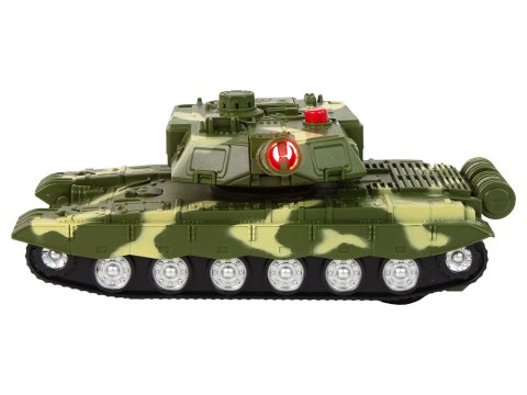 Czołg Militarny Napęd Frykcyjny Dźwięk Światła LEAN Toys Czołg Militarny Napęd Frykcyjny Dźwięk Światła LEAN Toys
