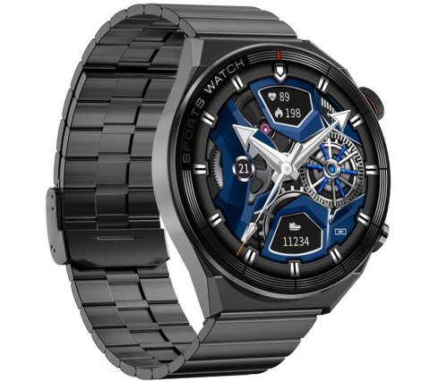Smartwatch Rubicon RNCE99-2 Czarno-Czarny + Czarny Pasek Silikonowy Smartwatch Rubicon RNCE99-2 Czarno-Czarny + Czarny Pasek Silikonowy