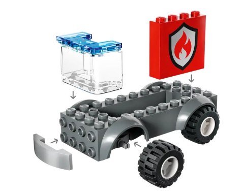60375 - LEGO City - Remiza strażacka i wóz strażacki