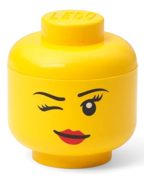4033 - LEGO Pojemnik w kształcie głowy mrugającej minifigurki 0,36L 4033 - LEGO Pojemnik w kształcie głowy mrugającej minifigurki 0,36L