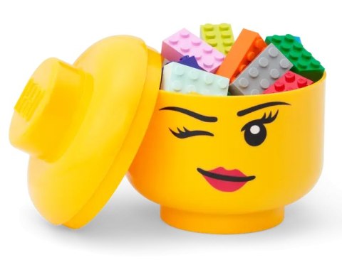 4033 - LEGO Pojemnik w kształcie głowy mrugającej minifigurki 0,36L 4033 - LEGO Pojemnik w kształcie głowy mrugającej minifigurki 0,36L