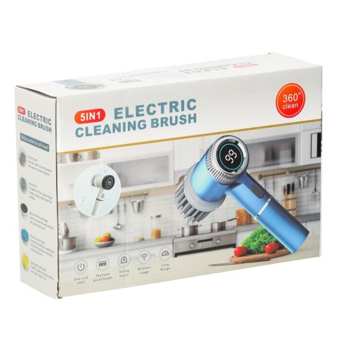 Szczotka myjka elektryczna do czyszczenia 5w1 do łazienki podłogi fug basenu LED Kik sp. z o.o. sp. k.
