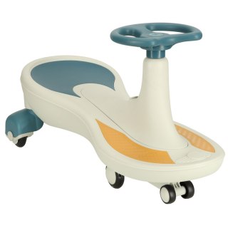 Jeździk grawitacyjny świecące koła LED z muzyką grający 76cm niebiesko-biały max 100kg Kik sp. z o.o. sp. k.