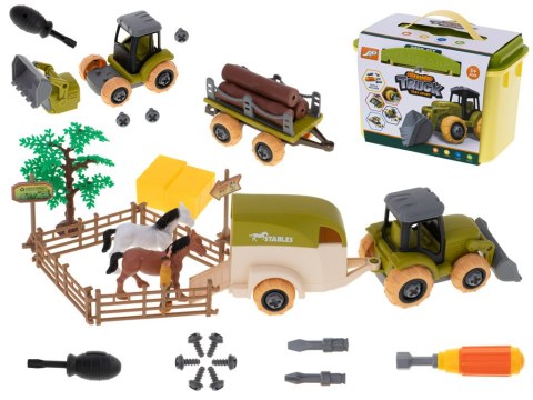 Gospodarstwo rolne farma traktor maszyny rolnicze zwierzęta zagroda konie + śrubokręt Kik sp. z o.o. sp. k. Gospodarstwo rolne farma traktor maszyny rolnicze zwierzęta zagroda konie + śrubokręt Kik sp. z o.o. sp. k.