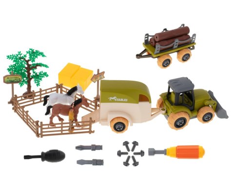 Gospodarstwo rolne farma traktor maszyny rolnicze zwierzęta zagroda konie + śrubokręt Kik sp. z o.o. sp. k. Gospodarstwo rolne farma traktor maszyny rolnicze zwierzęta zagroda konie + śrubokręt Kik sp. z o.o. sp. k.