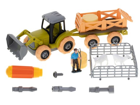 Gospodarstwo rolne farma traktor maszyny rolnicze zwierzęta zagroda owce + śrubokręt Kik sp. z o.o. sp. k. Gospodarstwo rolne farma traktor maszyny rolnicze zwierzęta zagroda owce + śrubokręt Kik sp. z o.o. sp. k.