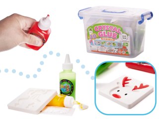 Klej żel kryształowy 3D crystal glue kreatywny zestaw w wiaderku 26el. Kik sp. z o.o. sp. k.