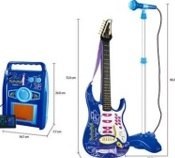 Gitara elektryczna niebieska IMPORT Kik sp. z o.o. sp. k.