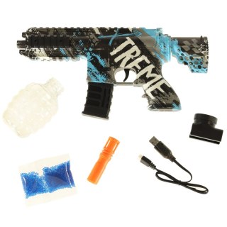 Pistolet na kulki żelowe wodne karabin niebieski zasilanie bateryjne USB 550szt. 7-8mm Kik sp. z o.o. sp. k.
