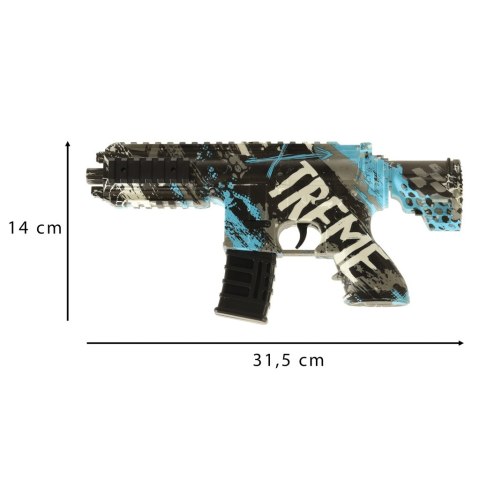 Pistolet na kulki żelowe wodne karabin niebieski zasilanie bateryjne USB 550szt. 7-8mm Kik sp. z o.o. sp. k. Pistolet na kulki żelowe wodne karabin niebieski zasilanie bateryjne USB 550szt. 7-8mm Kik sp. z o.o. sp. k.