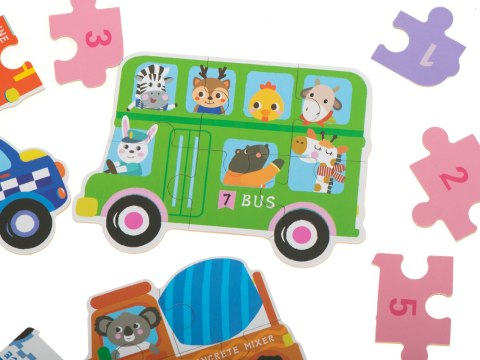 Puzzle w puszce pojazdy 30 puzzli Kik sp. z o.o. sp. k. Puzzle w puszce pojazdy 30 puzzli Kik sp. z o.o. sp. k.
