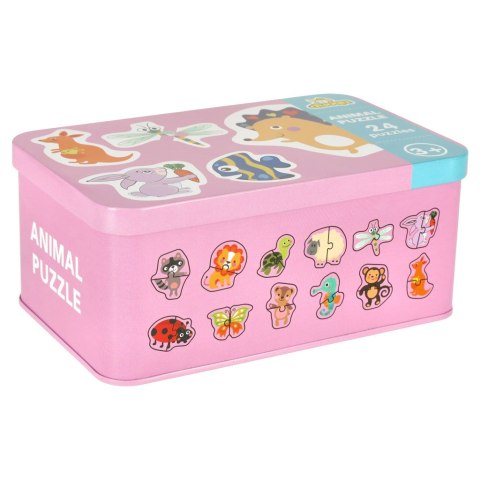 Puzzle w puszce zwierzątka 24 puzzle Kik sp. z o.o. sp. k. Puzzle w puszce zwierzątka 24 puzzle Kik sp. z o.o. sp. k.