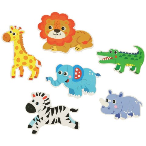 Puzzle w puszce zwierzątka safari 25 puzzli Kik sp. z o.o. sp. k. Puzzle w puszce zwierzątka safari 25 puzzli Kik sp. z o.o. sp. k.