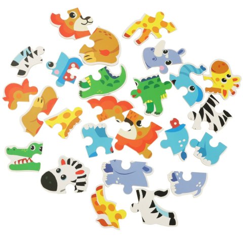 Puzzle w puszce zwierzątka safari 25 puzzli Kik sp. z o.o. sp. k. Puzzle w puszce zwierzątka safari 25 puzzli Kik sp. z o.o. sp. k.
