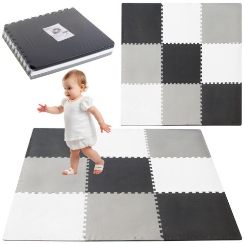 Mata edukacyjna piankowa puzzle szara 180 x 180 cm 9 elementów Kik sp. z o.o. sp. k. Mata edukacyjna piankowa puzzle szara 180 x 180 cm 9 elementów Kik sp. z o.o. sp. k.
