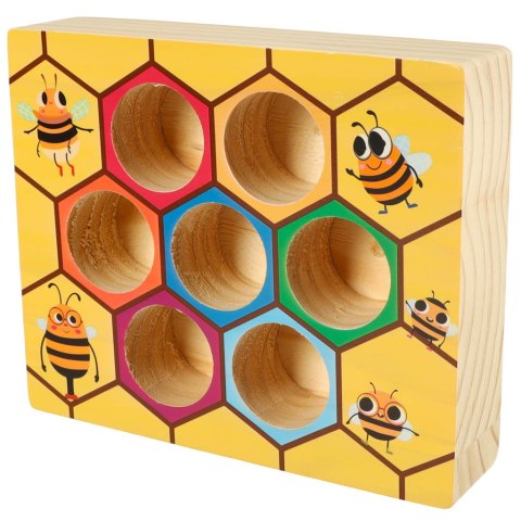 Gra edukacyjna plaster miodu pszczółki montessori Kik Sp. z o. o. Sp. k.