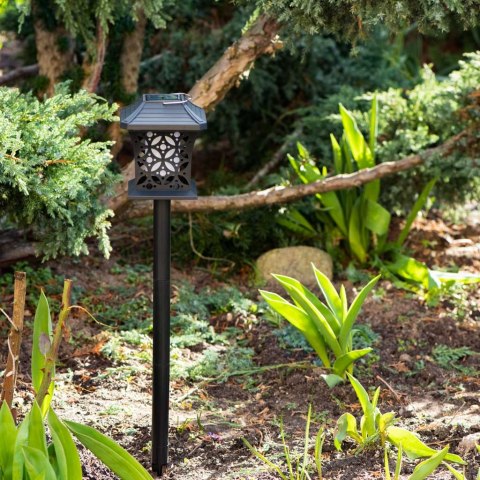 Lampa solarna latarenka wisząca stojąca 12LED Kik Sp. z o. o. Sp. k. Lampa solarna latarenka wisząca stojąca 12LED Kik Sp. z o. o. Sp. k.