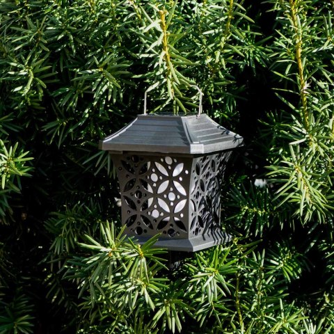 Lampa solarna latarenka wisząca stojąca 12LED Kik Sp. z o. o. Sp. k. Lampa solarna latarenka wisząca stojąca 12LED Kik Sp. z o. o. Sp. k.