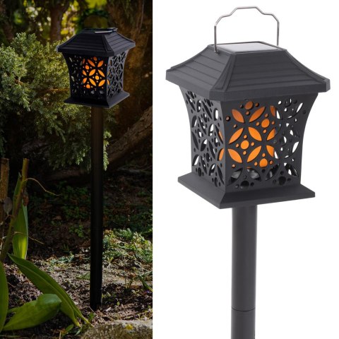 Lampa solarna latarenka wisząca stojąca 12LED Kik Sp. z o. o. Sp. k. Lampa solarna latarenka wisząca stojąca 12LED Kik Sp. z o. o. Sp. k.