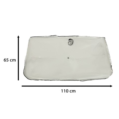 Parasol przeciwsłoneczny osłona mata na przednią szybę samochodu 65x110cm Kik Sp. z o. o. Sp. k. Parasol przeciwsłoneczny osłona mata na przednią szybę samochodu 65x110cm Kik Sp. z o. o. Sp. k.