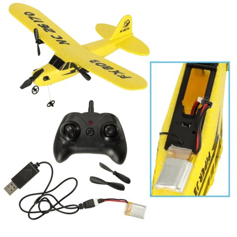 Samolot zdalnie sterowany na pilota RC FX803 Piper 150mah Kik Sp. z o. o. Sp. k. Samolot zdalnie sterowany na pilota RC FX803 Piper 150mah Kik Sp. z o. o. Sp. k.