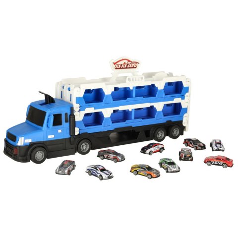 TIR Laweta samochód transporter pojazd składany XXL 10 aut niebieski Kik Sp. z o. o. Sp. k.