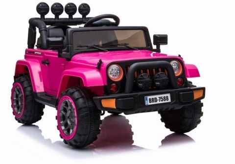 Auto na Akumulator Jeep BRD-7588 Różowy 4x4 Auto na Akumulator Jeep BRD-7588 Różowy 4x4