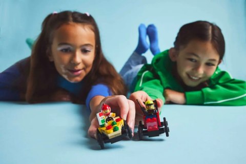 60458 - LEGO City - Zestaw wyścigówek: pizza kontra wóz strażacki