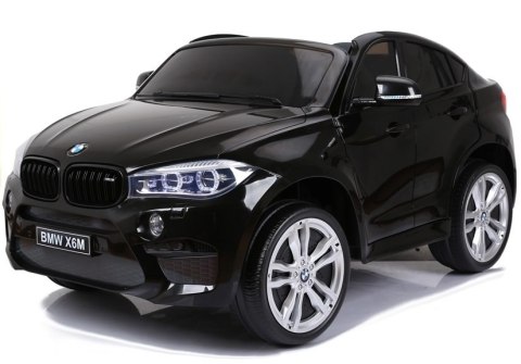 Auto Na Akumulator BMW X6M Czarne Dwuosobowy Fotel Auto Na Akumulator BMW X6M Czarne Dwuosobowy Fotel