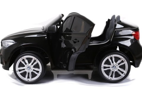 Auto Na Akumulator BMW X6M Czarne Dwuosobowy Fotel Auto Na Akumulator BMW X6M Czarne Dwuosobowy Fotel