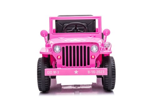 Auto Na Akumulator JH-103 Różowe 4x4 Auto Na Akumulator JH-103 Różowe 4x4