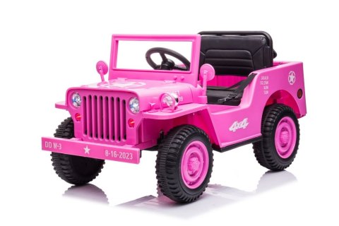 Auto Na Akumulator JH-103 Różowe 4x4 Auto Na Akumulator JH-103 Różowe 4x4