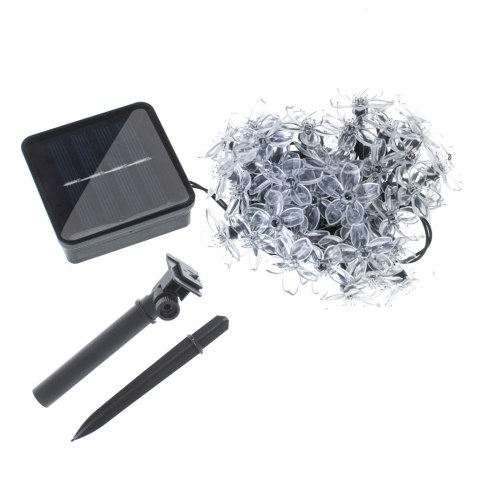 Lampki ogrodowe solarne kwiatki 7m 50LED multikolor Kik Sp. z o. o. Sp. k. Lampki ogrodowe solarne kwiatki 7m 50LED multikolor Kik Sp. z o. o. Sp. k.