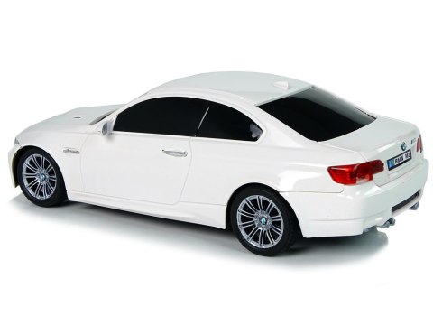 Auto Zdalnie Sterowane BMW M3 Białe 2,4 G Pilot Kierownica 1:18 Dźwięk Światła Auto Zdalnie Sterowane BMW M3 Białe 2,4 G Pilot Kierownica 1:18 Dźwięk Światła