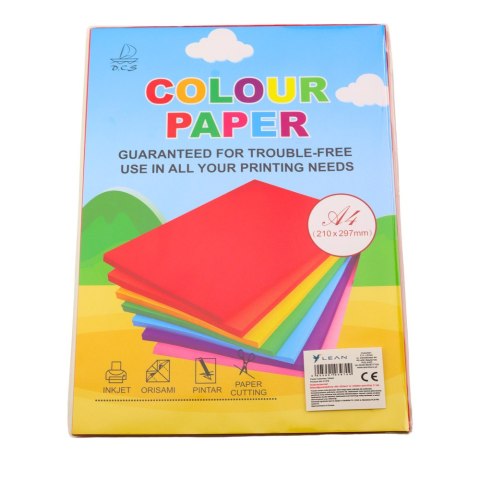 Papier Kolorowy Ozdobny A4 Do Druku Rękodzieła Kartki 100Szt Papier Kolorowy Ozdobny A4 Do Druku Rękodzieła Kartki 100Szt