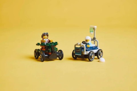 60459 - LEGO City - Zestaw wyścigówek: samolot kontra łóżko szpitalne