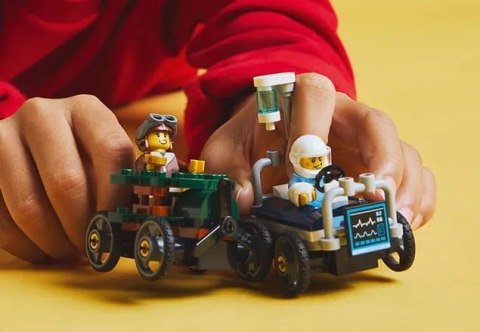 60459 - LEGO City - Zestaw wyścigówek: samolot kontra łóżko szpitalne
