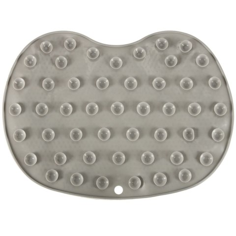 Myjka silikonowa do pleców stóp z przyssawkami masażer do mycia szczotka pod prysznic szary Kik Sp. z o. o. Sp. k. Myjka silikonowa do pleców stóp z przyssawkami masażer do mycia szczotka pod prysznic szary Kik Sp. z o. o. Sp. k.