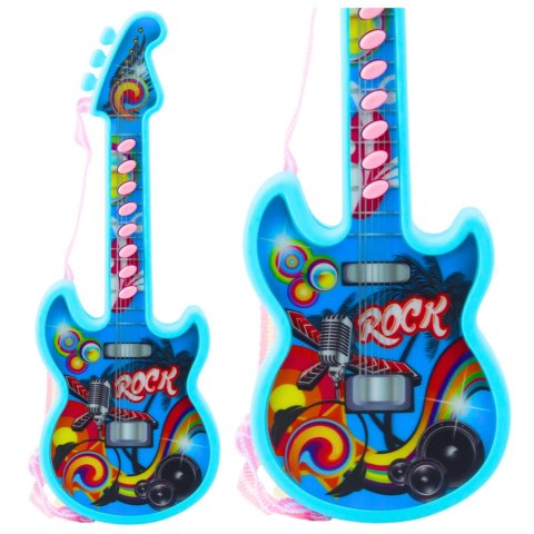 Gitara Elektryczna Dla Dzieci Melodie Gama Solmizacyjna Niebieski Gitara Elektryczna Dla Dzieci Melodie Gama Solmizacyjna Niebieski