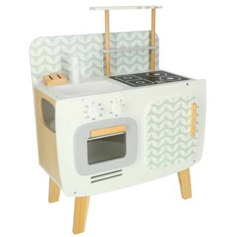 Kuchnia dla dzieci drewniana MDF LULILO RETRO akcesoria 73cm Kik Sp. z o. o. Sp. k.