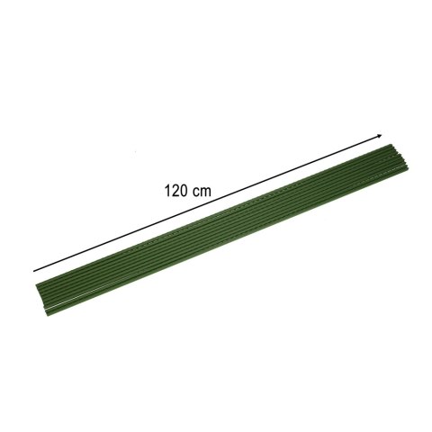 Tyczka palik podpora na pomidory ogórki kwiaty rośliny powlekane tyczki 120 cm 10 szt Kik Sp. z o. o. Sp. k.