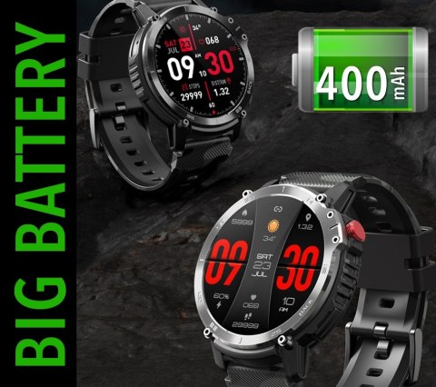 Smartwatch Męski RUBICON RNCF08 Black/Moro SMARUB232 Smartwatch Męski RUBICON RNCF08 Black/Moro SMARUB232