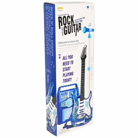 Gitara elektryczna niebieska IMPORT Kik sp. z o.o. sp. k.
