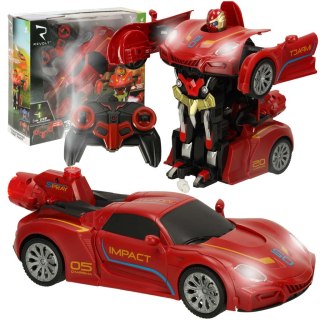 Transformer Revolt TRANSFORMING ROBOT RACER czerwo Kik Sp. z o. o. Sp. k.