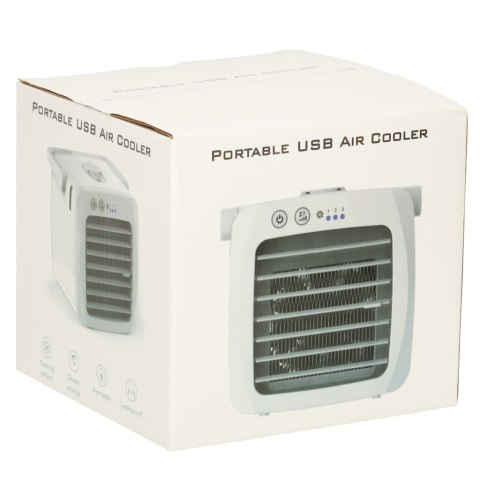 Klimatyzator klimator przenośny wentylator biurkowy nawilżacz USB biały Kik Sp. z o. o. Sp. k. Klimatyzator klimator przenośny wentylator biurkowy nawilżacz USB biały Kik Sp. z o. o. Sp. k.