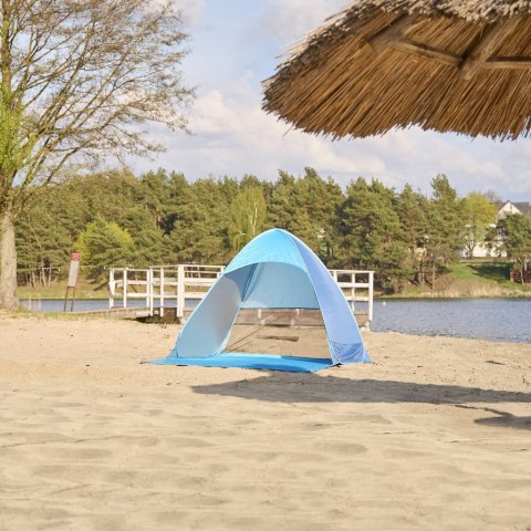 Namiot plażowy ogrodowy samorozkładający niebieski Kik Sp. z o. o. Sp. k. Namiot plażowy ogrodowy samorozkładający niebieski Kik Sp. z o. o. Sp. k.