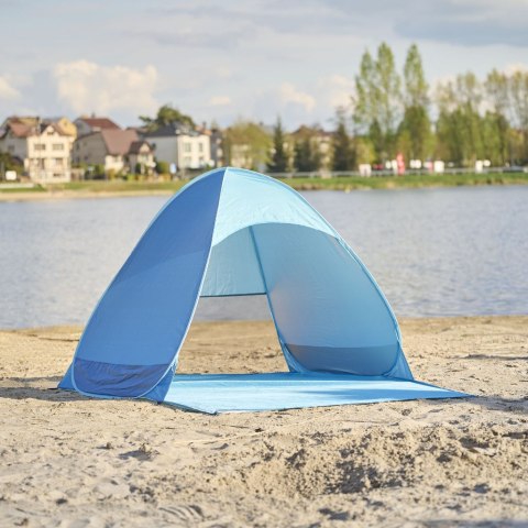 Namiot plażowy ogrodowy samorozkładający niebieski Kik Sp. z o. o. Sp. k. Namiot plażowy ogrodowy samorozkładający niebieski Kik Sp. z o. o. Sp. k.